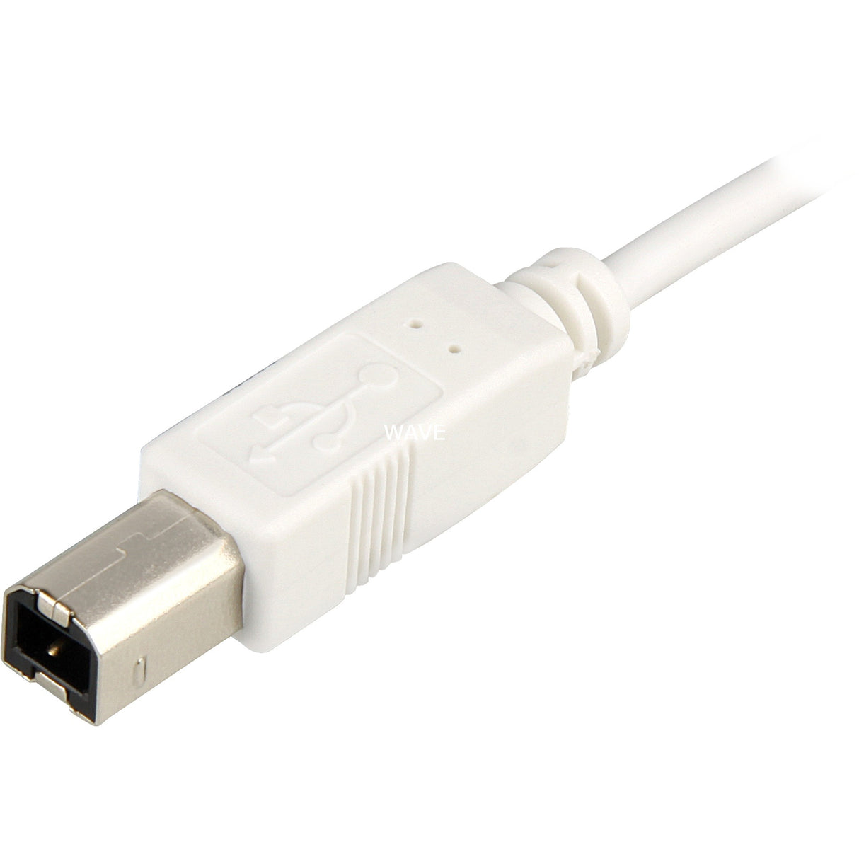 Sharkoon USB 2.0 laidas, USB-A > USB-B (baltas, 0,5 metro)