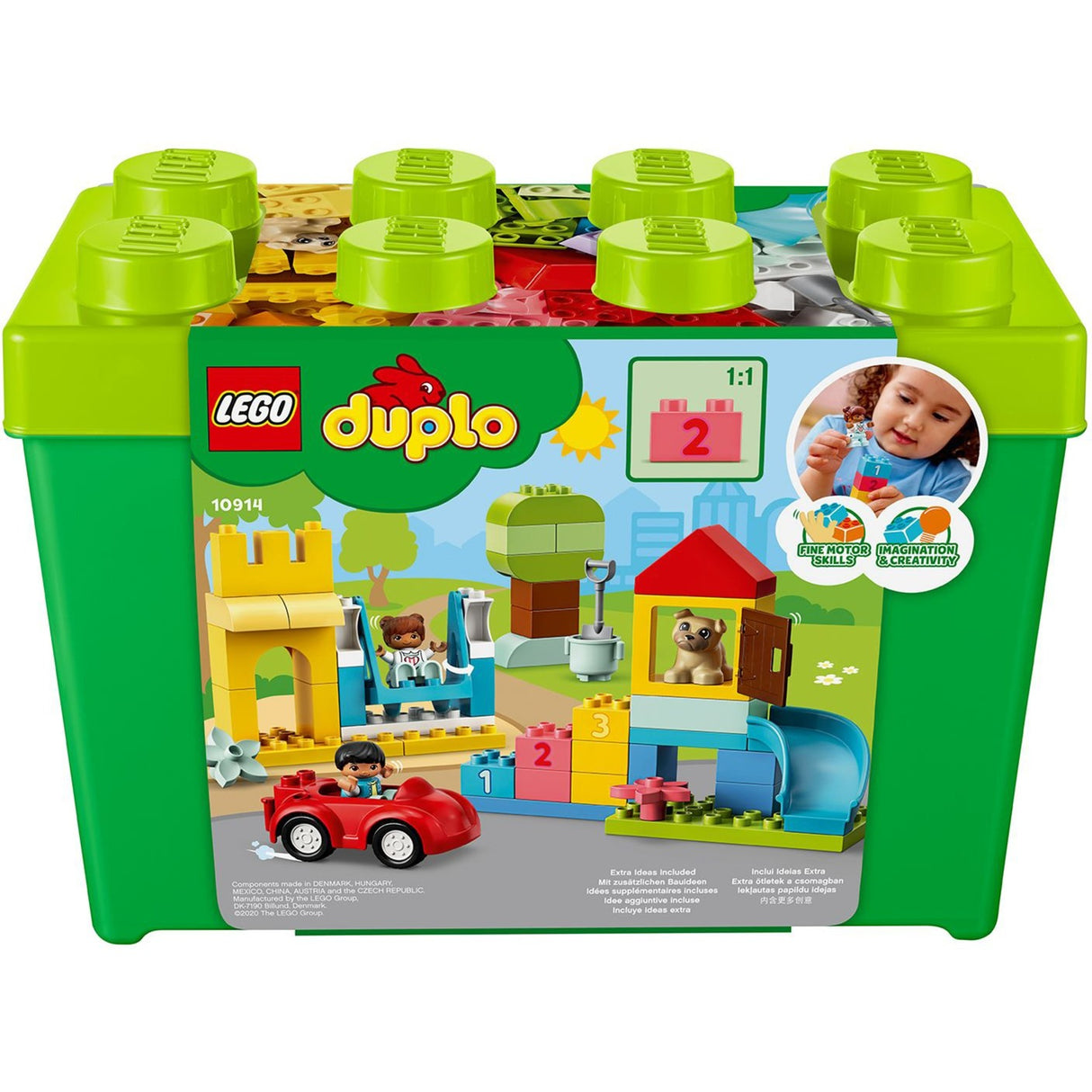 Bosca stórála só Lego Duplo 10914 le bloic thógála
