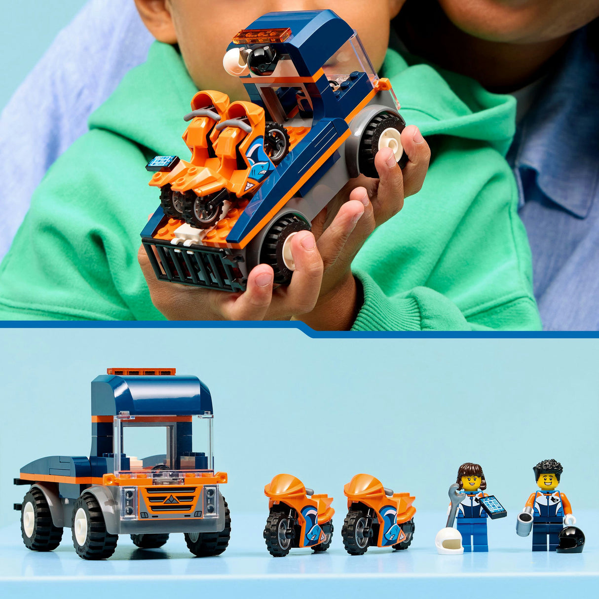 Lego city 60491 motorcykeltransporter