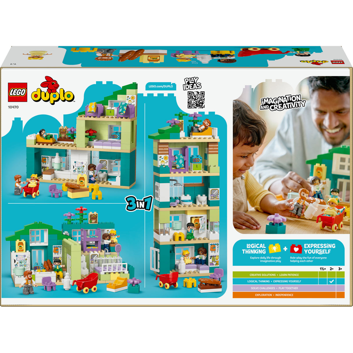 Lego Duplo Town 10470 3in1 modern house with figures