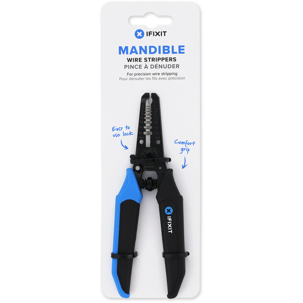 iFixit Mandible Wire Strippers (black blue)
