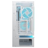 Cougar cfv235 mesh midi tower behuizing (wit | 2x usb-a | 1x usb-c | rgb | tempered glass)
