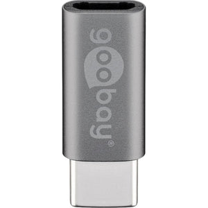 Goobay USB-C to Micro-USB adapter (grey)