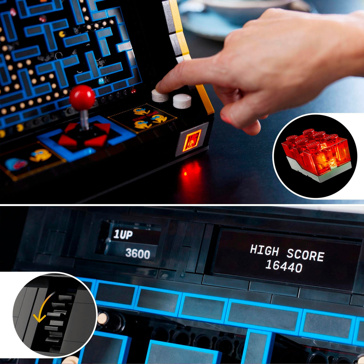 Lego Icons - Pac-Man Arcade Construction Toy (10323)