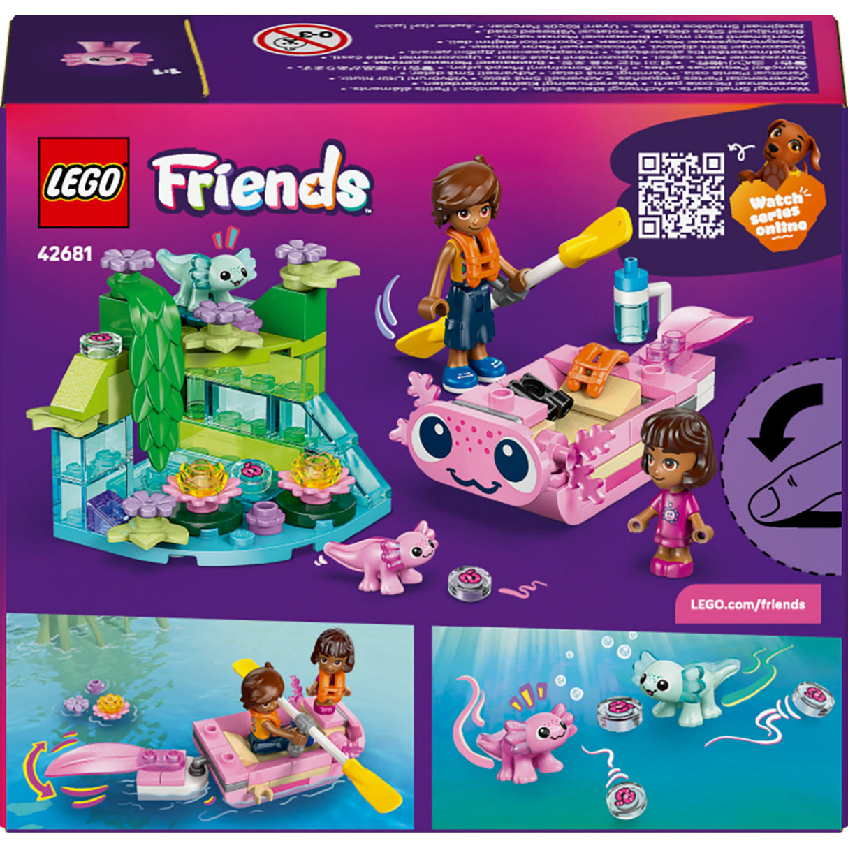 Lego friends 42861 axolotl seikkailu