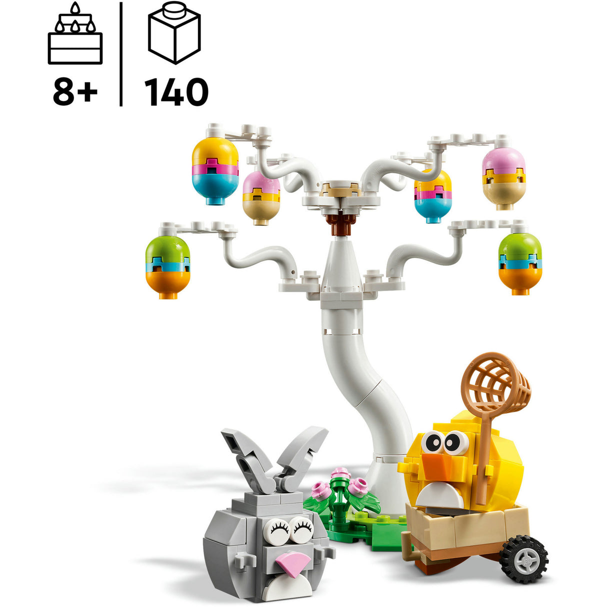 Lego classic 40808 caça aos ovos com coelho e pintinho