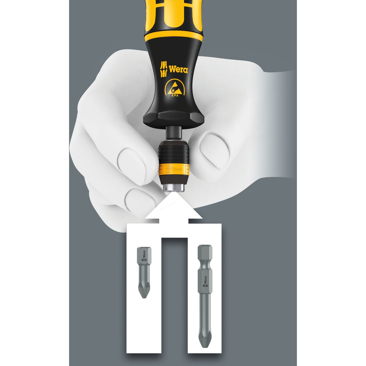 Wera Kraftform Kompakt 60 ESD Bit Set (17-piece)