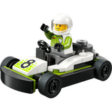Lego city 30719 gokart lenktynininkas