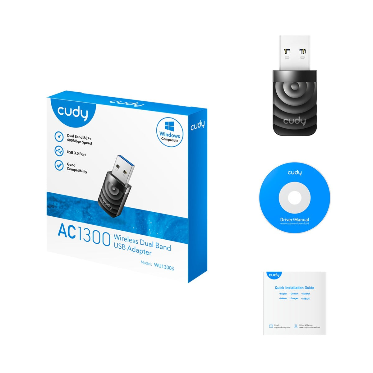 Cudy AC1300 Wi-Fi USB Adapter