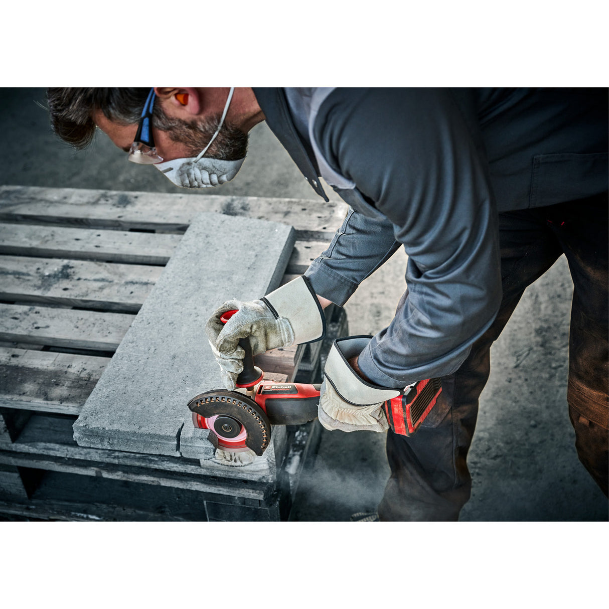 Einhell Axxio Battery Angle Grinder 18 125 Q