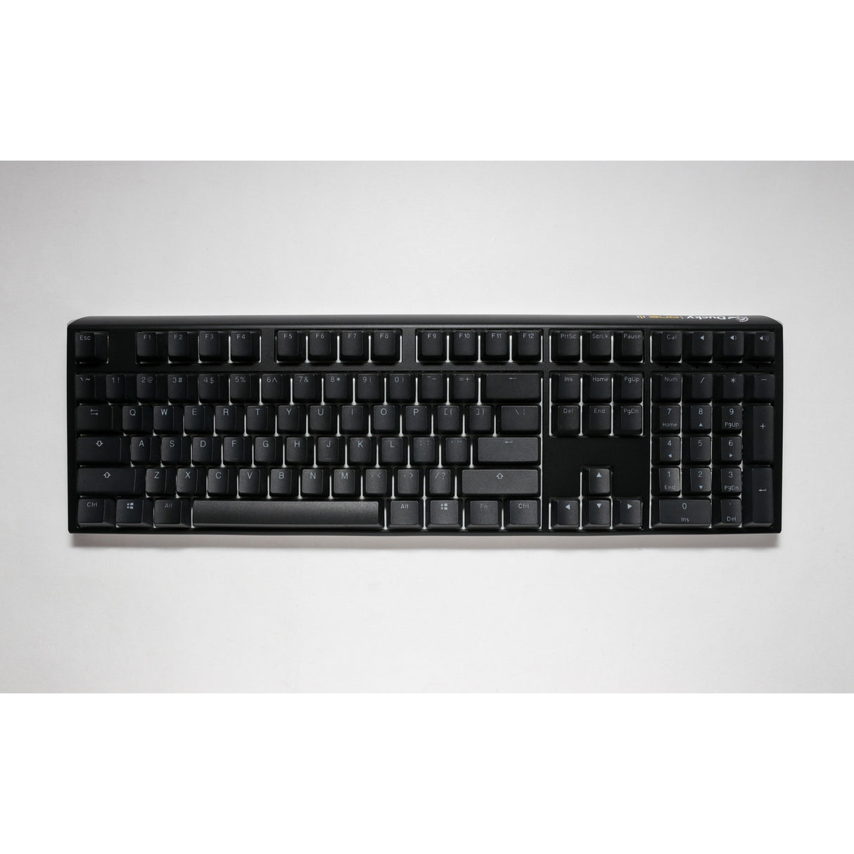 Ducky One 3 Classic, keyboard (black white, US layout, Cherry MX Speed Silver, RGB LED, double-shot PBT, hot-swappable, Quack Mechanics)