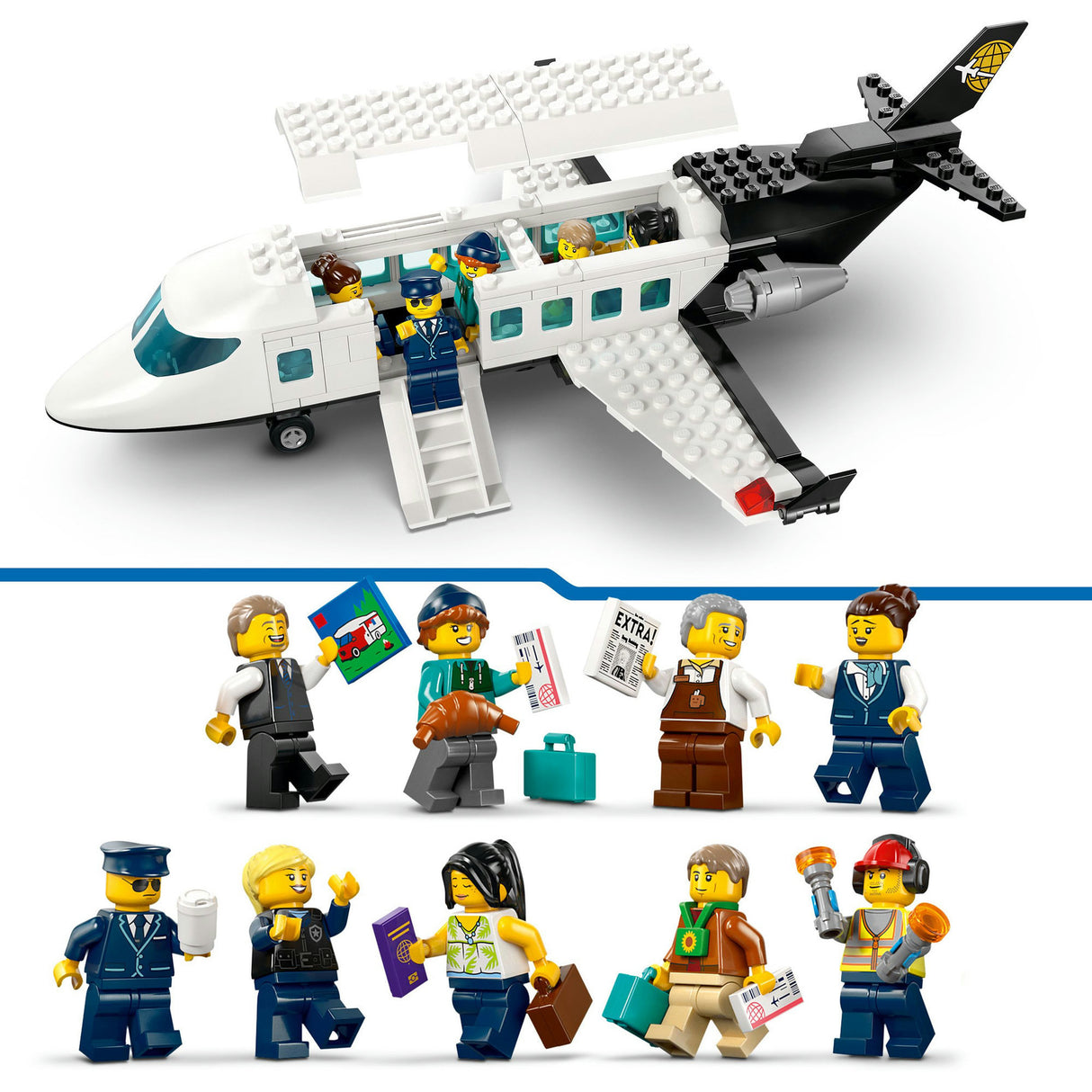Lego moje miasto 60502 lotnisko z samolotem