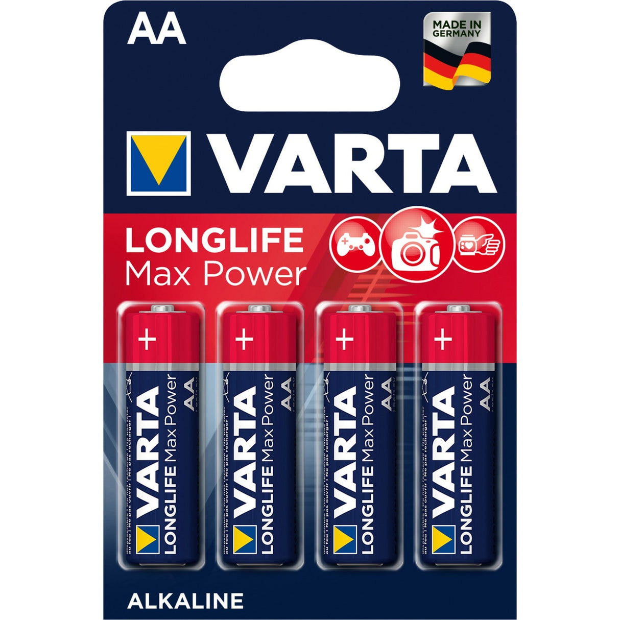 Varta Longlife Max Power AA (LR06) battery (4-pack)