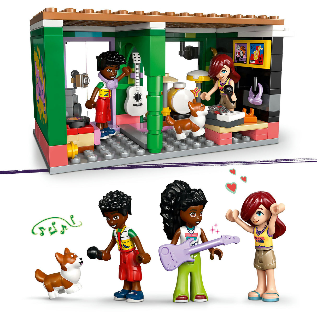 Lego friends 42653 hudební obchod a byt