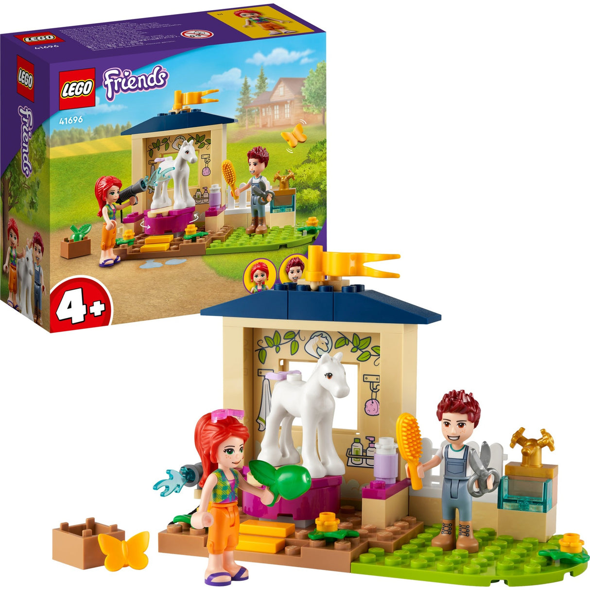 Lego Frënn - 41696 Pony wäschen Stall