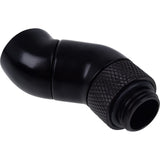 Alphacool eiszapfen angled adaptor double-45 graden aansluiting (zwart)