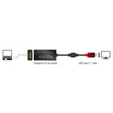 Delock DisplayPort Adapter para USB-C Monitor 4K