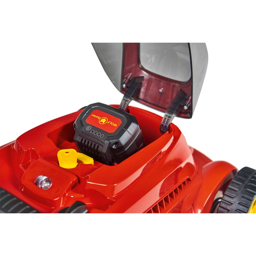Wolf-Garten Lycos 40/340 M 40 Li-ion Power Cordless Lawnmower (Red, Battery Included)