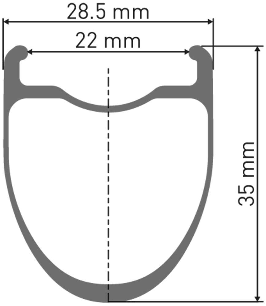 Dt swiss erc 1400 dicut wts db 28 cl 35mm rear wheel