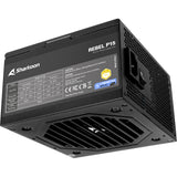Fonte de alimentação Sharkoon rebel p15 de 750 watts (preta, 1x 12v-2x6, 4x pcie)