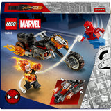 Lego super heroes 76335 marvel spider-man vs. ghost rider motorcycle