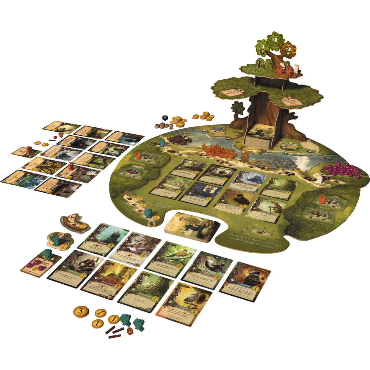 White Goblin Games Everdell Board Game (Dutch, 1 - 4 players, 40 minutes, ages 10+)