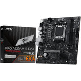 MSI PRO A620AM-B EVO Socket AM5 Motherboard (RAID, 2.5Gb LAN, Sound, µATX)