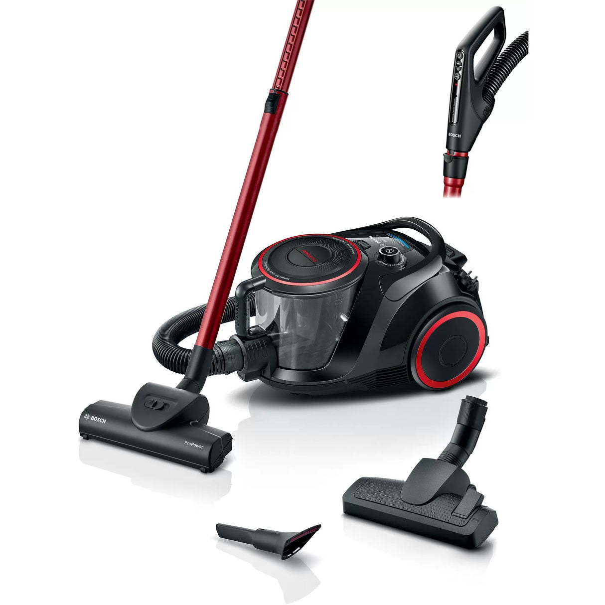 „Bosch Series 6“ dulkių siurblys be maišelio BGS41POW1