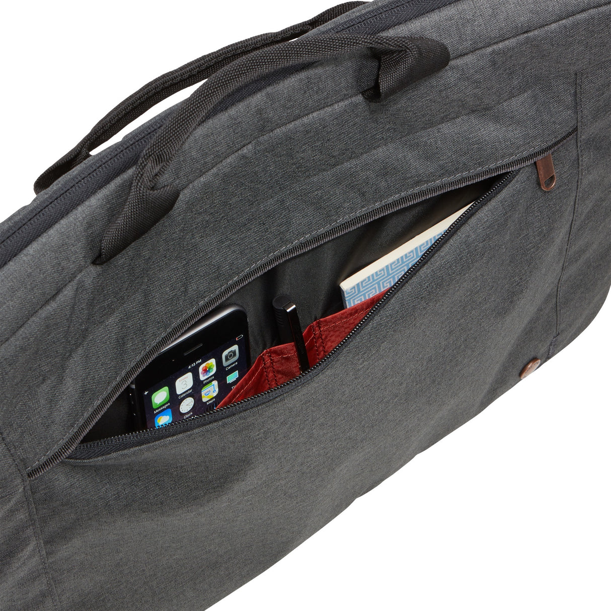Case Logic Era 15.6" Laptop Attaché ERAA-116-Obsidian Laptop Bag (Dark Grey)