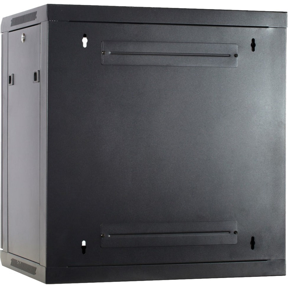 Dsi 12U Wall Mount Cabinet with Glass Door - ds6412 Server Rack (Black, 600 x 450 x 635mm)