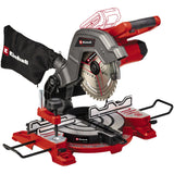 Einhell te-ms 18 8 li-solo accu afkort- verstekzaag afkort- en verstekzaag (rood, accu en oplader niet inbegrepen)