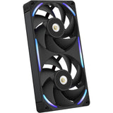 Nzxt f240x rgb case fans (zwart, 2 stuks, 240 x 120 x 30 mm, pwm)