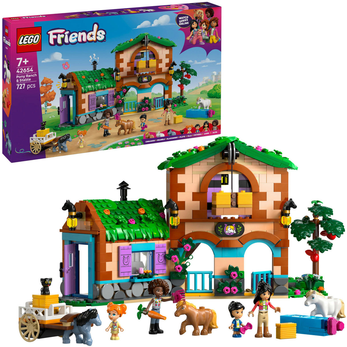 Lego Friends 42654 ferme et écurie de poneys