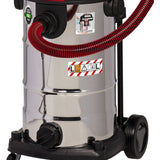 Einhell te-vc 2340 sacl våt- och torrdammsugare (vinröd rostfritt stål)
