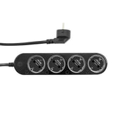 Shelly Power Strip Gen4 Power Strip (Black, Wi-Fi, Bluetooth, Zigbee)