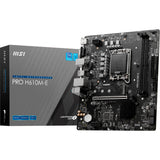 Máthairchlár MSI Pro H610M-E Soicéad 1700 (GB-LAN, Fuaim, µATX)