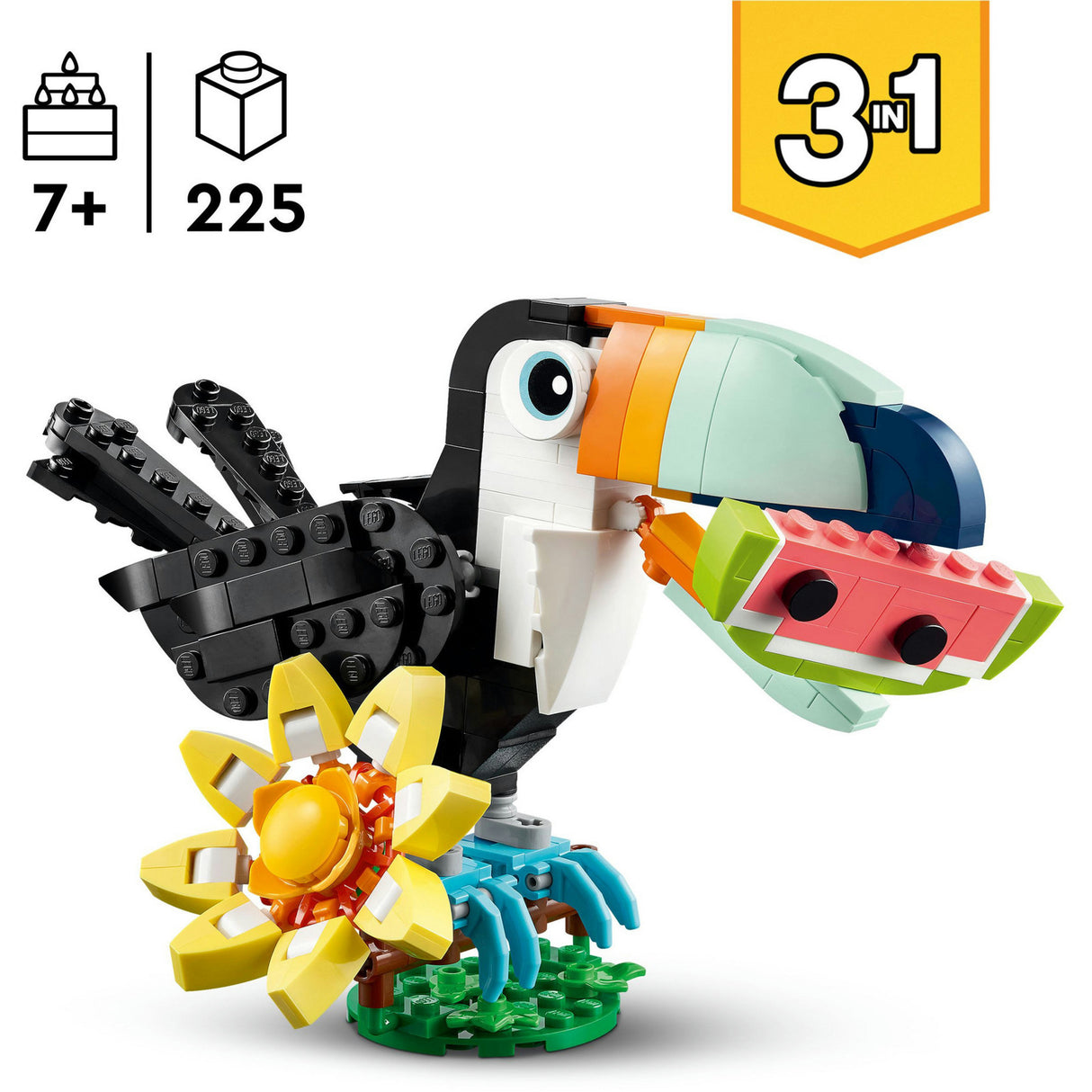 Lego Creator 31173 animaux sauvages : toucan tropical