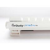Ducky One 2 Pro Mini White Classic, gaming keyboard (white, US layout, Cherry MX Brown, RGB LED, double-shot PBT, Quack Mechanics, 60%)