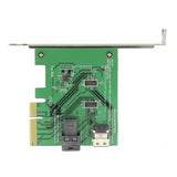 Delock PCI Express x4 Card U.2 NVMe to 1 x internal SFF-8654 4i + 1 x internal SFF-8643 – Low Profile Form Factor Adapter (silver)