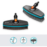 Gardena Cleansystem Acciaio con spazzola morbida per più grande,