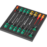 Wera 9710 Foam Insert with Screwdriver Set 1, 18-piece - 05150101001