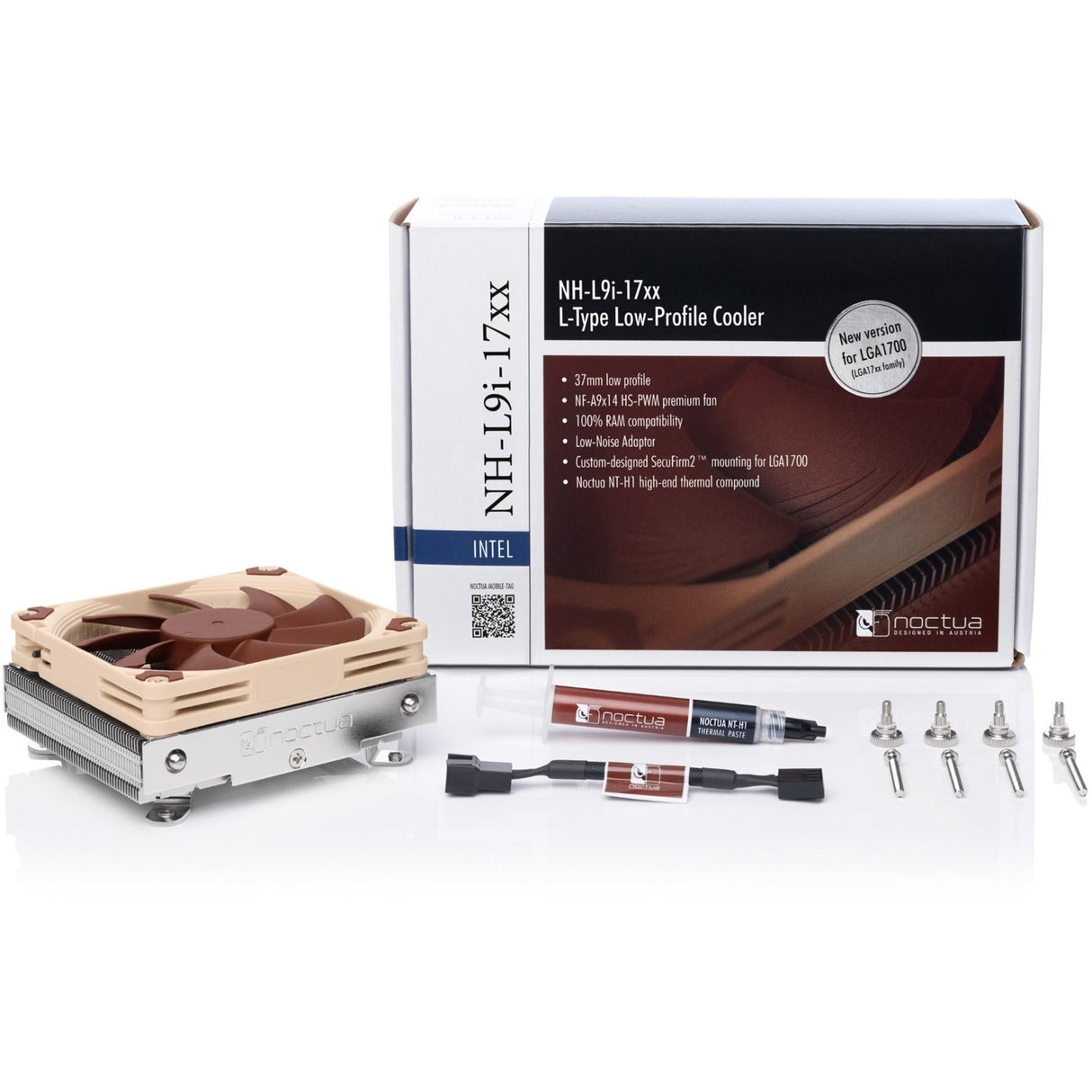 Noctua NH-L9i-17xx CPU cooler (4-pin PWM connector)