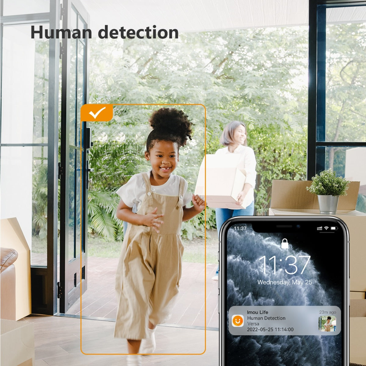 Imou Versa Security Camera (Smart Color Night Vision | IP65 Weatherproof | 110dB Siren)
