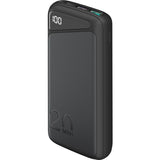 Goobay Quick Charge Power Bank 20,000 mAh - 74 Wh (Black, USB-C PD, QC 3.0)