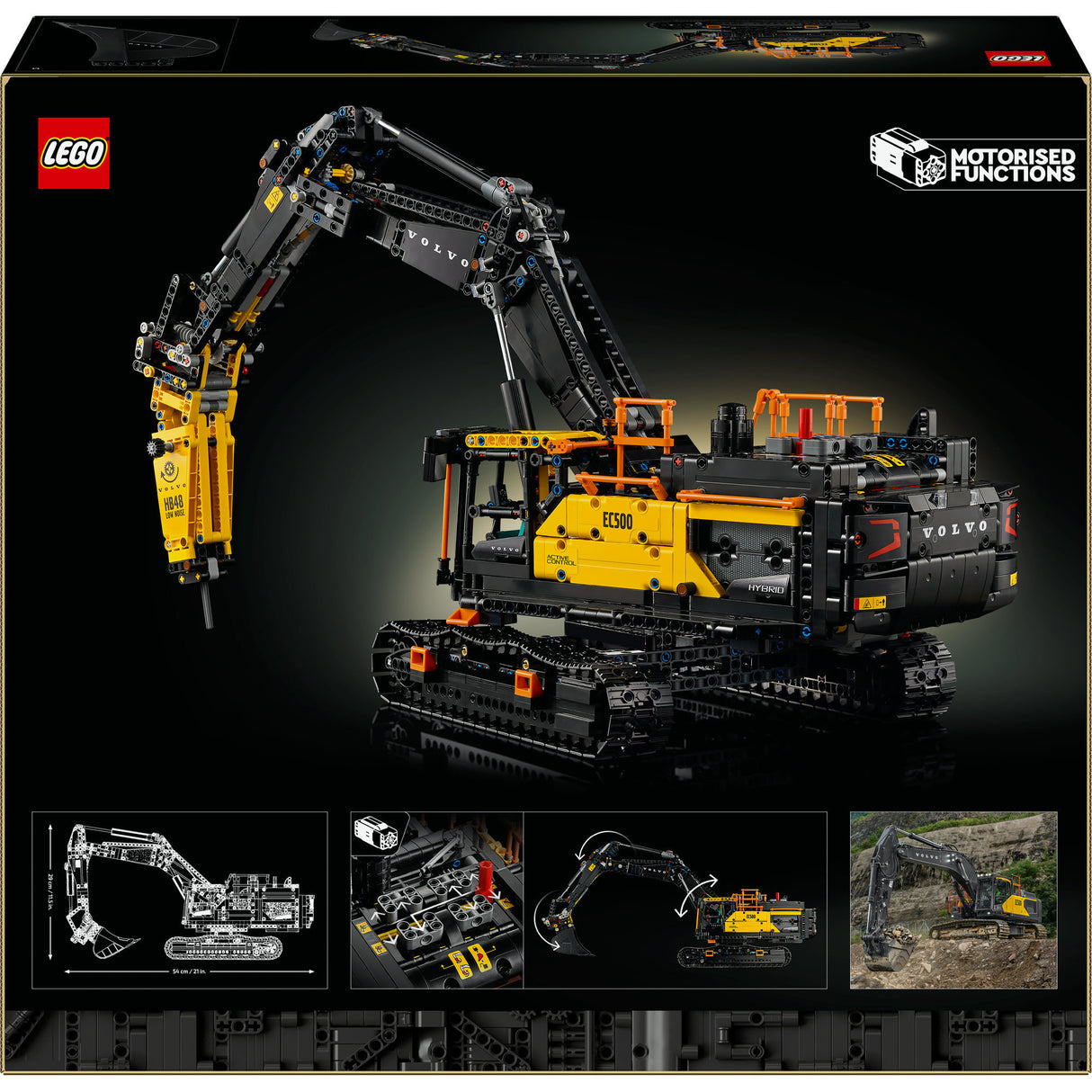 Lego Technic 42215 Volvo EC500 Hybrid gravemaskin