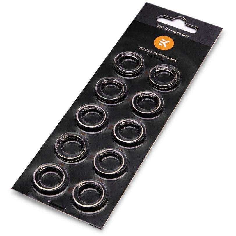 EKWB EK-Torque HTC-16 Color Rings Pack - Nickel Water Cooling (10 pcs)