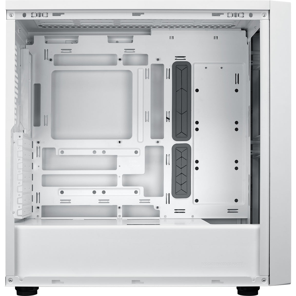 Cooler Master MasterBox 600 Lite Mid-Tower Case (White | 2x USB-A | 1x USB-C | RGB | Tempered Glass)
