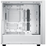 Cooler Master MasterBox 600 Lite Mid-Tower Case (White | 2x USB-A | 1x USB-C | RGB | Tempered Glass)