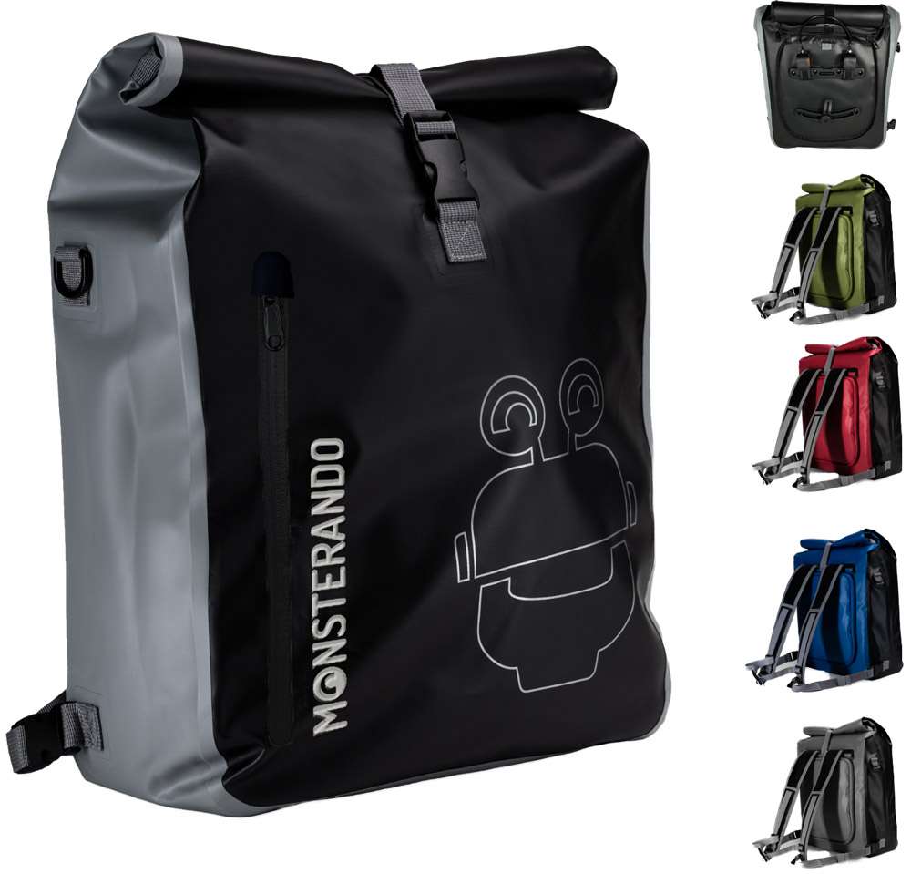 Monsterando 3 in 1 bike bag plus