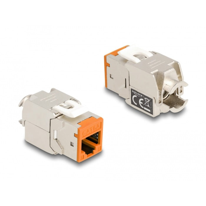 DeLOCK Keystone modulio RJ45 lizdas prie LSA Cat 6a be įrankių